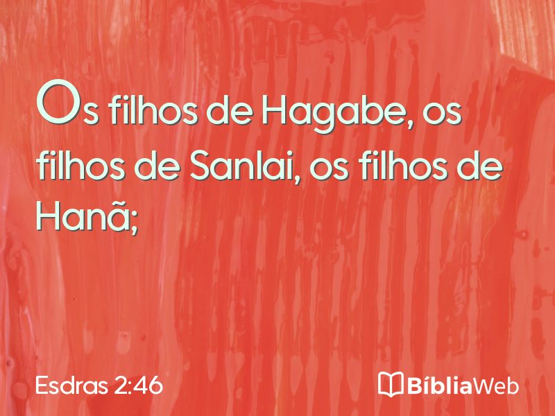 Esdras 2:46 em imagem para compartilhar