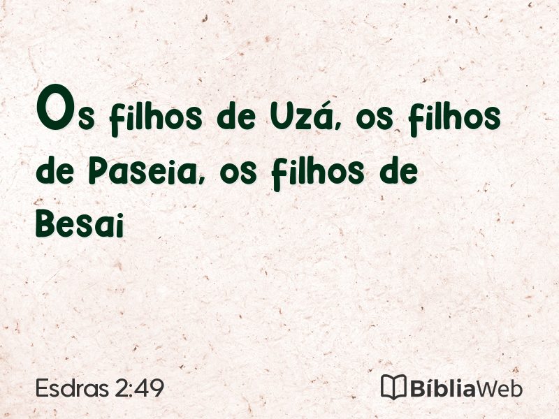 Esdras 2:49 em imagem para compartilhar