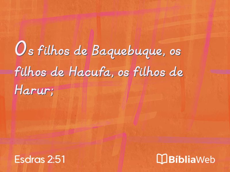 Esdras 2:51 em imagem para compartilhar