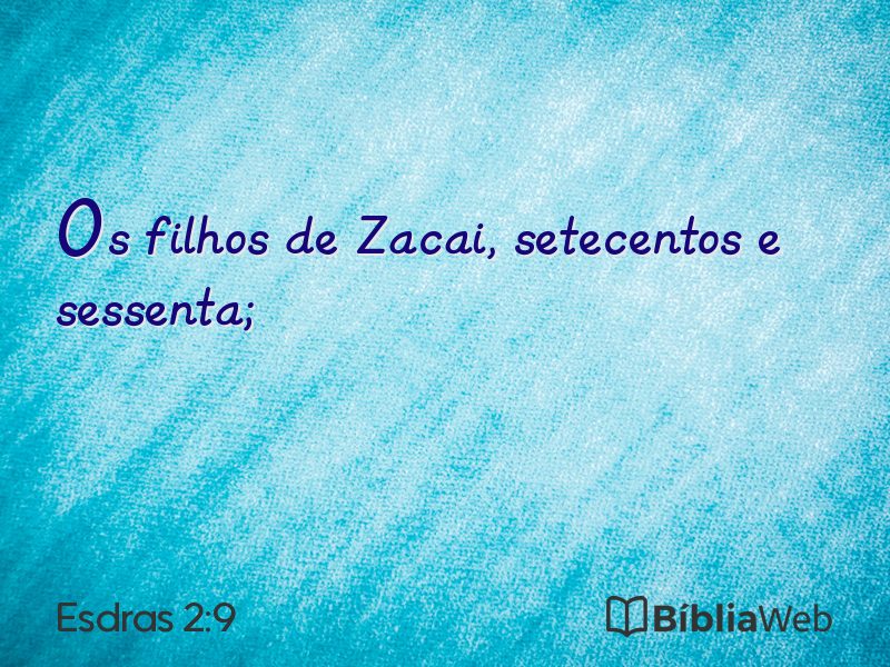 Esdras 2:9 em imagem para compartilhar