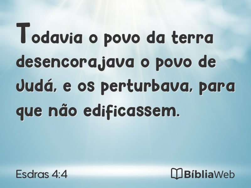 Esdras 4:4 em imagem para compartilhar