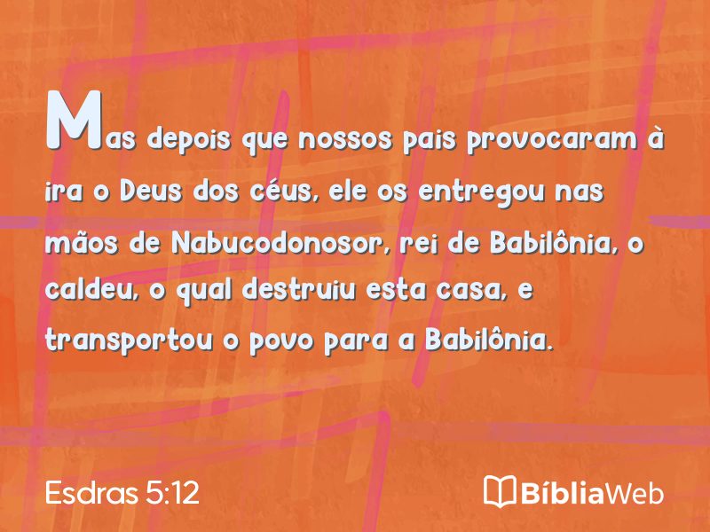 Esdras 5:12 em imagem para compartilhar