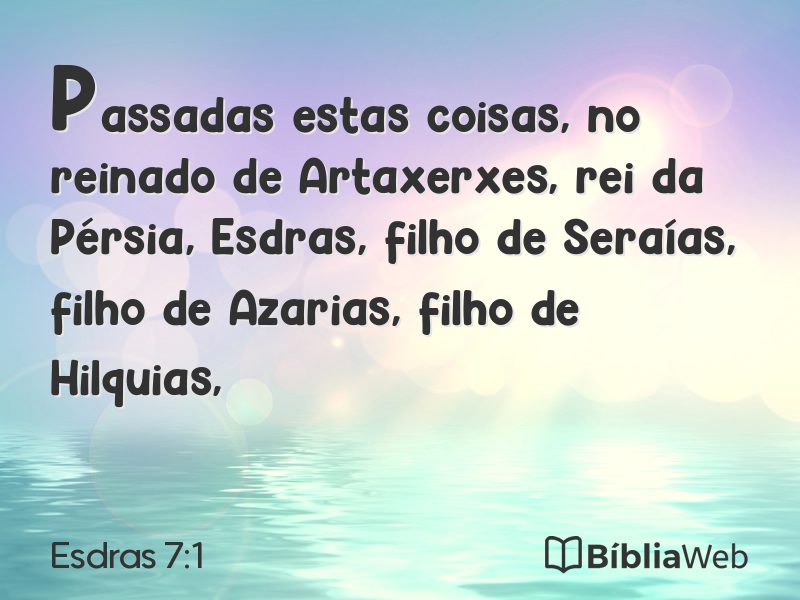 Esdras 7:1 em imagem para compartilhar