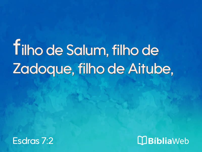 Esdras 7:2 em imagem para compartilhar
