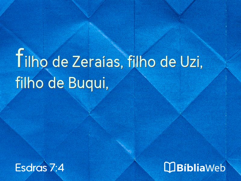 Esdras 7:4 em imagem para compartilhar