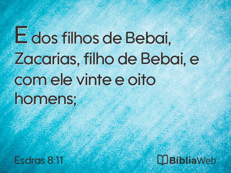 Esdras 8:11 em imagem para compartilhar