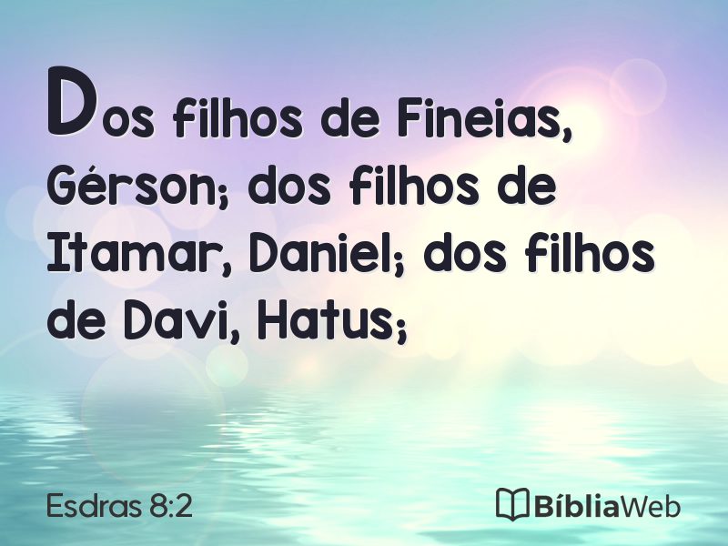 Esdras 8:2 em imagem para compartilhar
