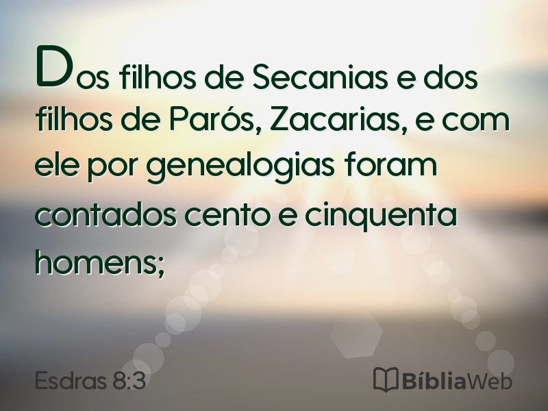Esdras 8:3 em imagem para compartilhar
