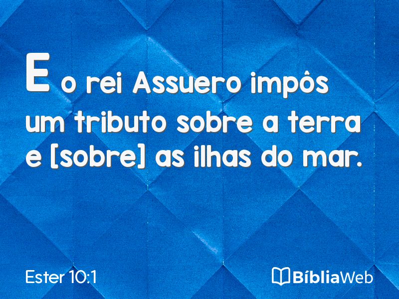 Ester 10:1 em imagem para compartilhar