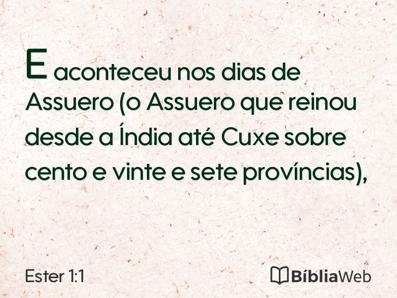 Ester 1:1 em imagem para compartilhar