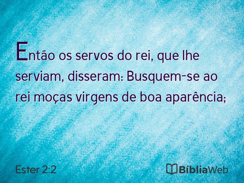 Ester 2:2 em imagem para compartilhar
