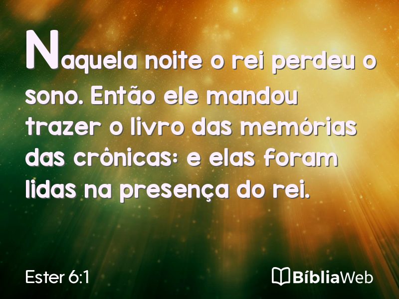 Ester 6:1 em imagem para compartilhar