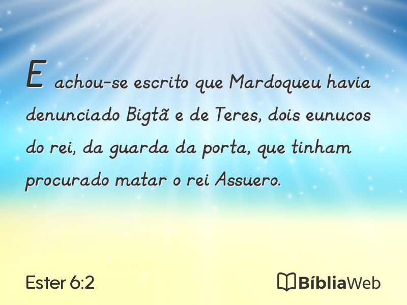Ester 6:2 em imagem para compartilhar