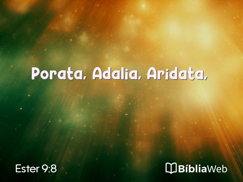 Ester 9:8 em imagem para compartilhar