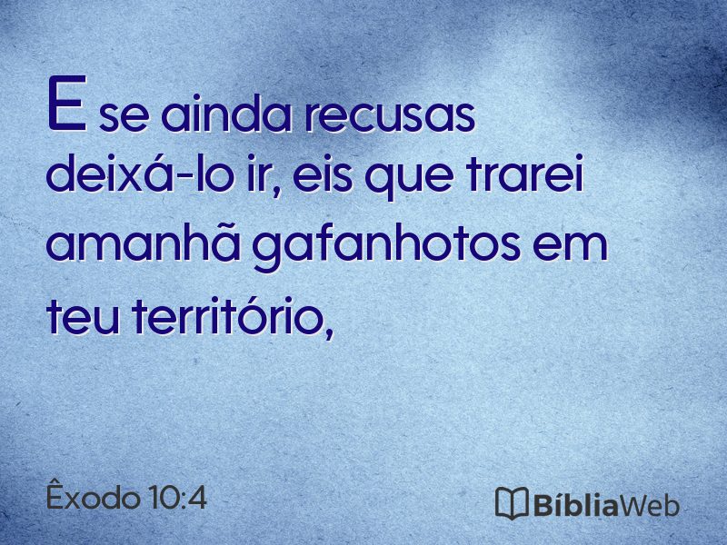 Êxodo 10:4 em imagem para compartilhar