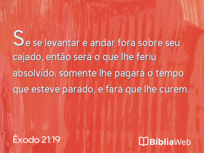 Êxodo 21:19 em imagem para compartilhar