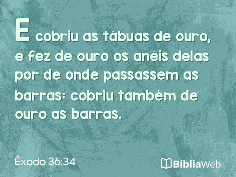 Êxodo 36:34 em imagem para compartilhar