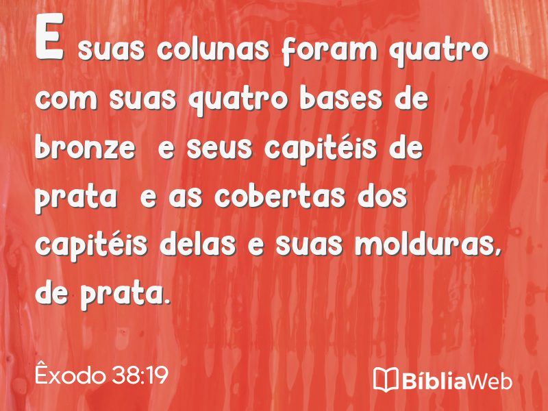Êxodo 38:19 em imagem para compartilhar