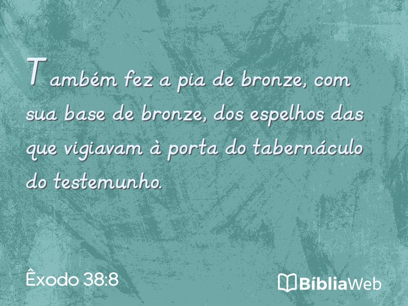 Êxodo 38:8 em imagem para compartilhar