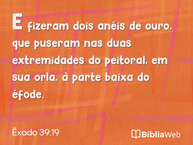 Êxodo 39:19 em imagem para compartilhar