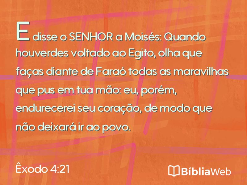 Êxodo 4:21 em imagem para compartilhar