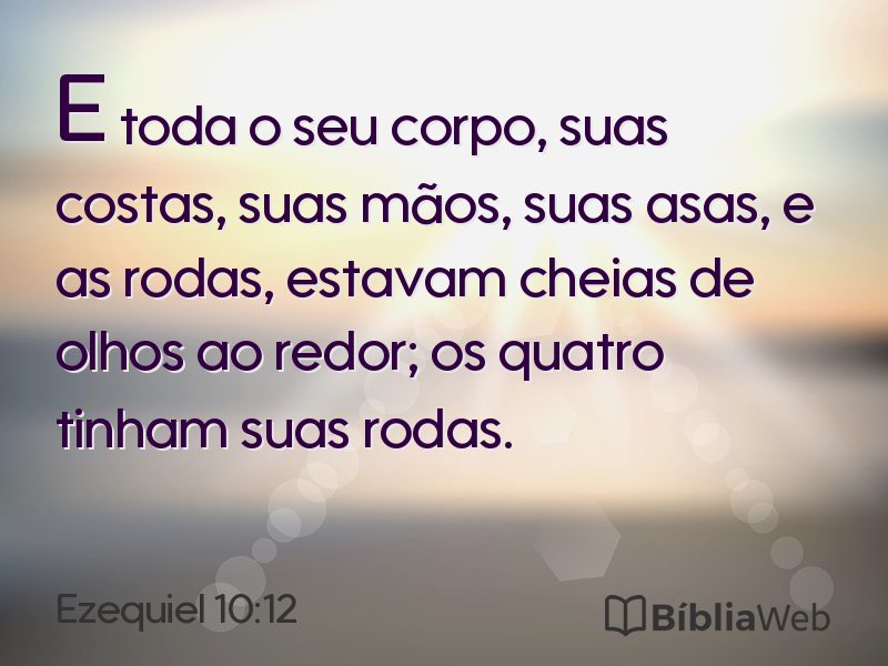 Ezequiel 10:12 em imagem para compartilhar
