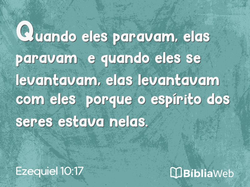 Ezequiel 10:17 em imagem para compartilhar