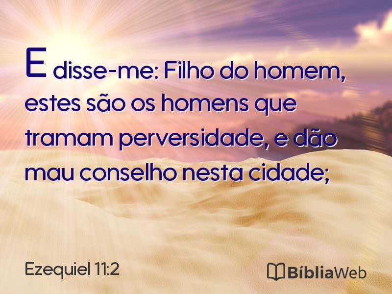 Ezequiel 11:2 em imagem para compartilhar
