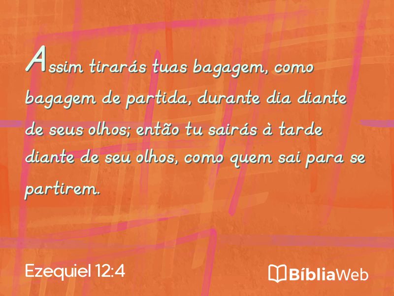 Ezequiel 12:4 em imagem para compartilhar