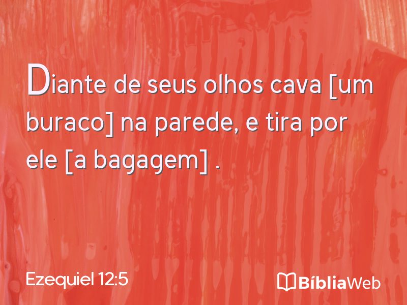 Ezequiel 12:5 em imagem para compartilhar