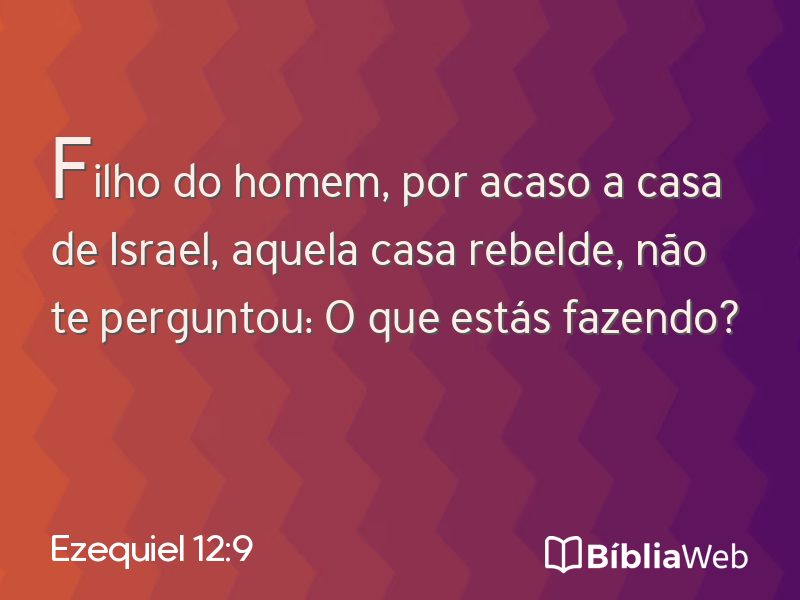 Ezequiel 12:9 em imagem para compartilhar