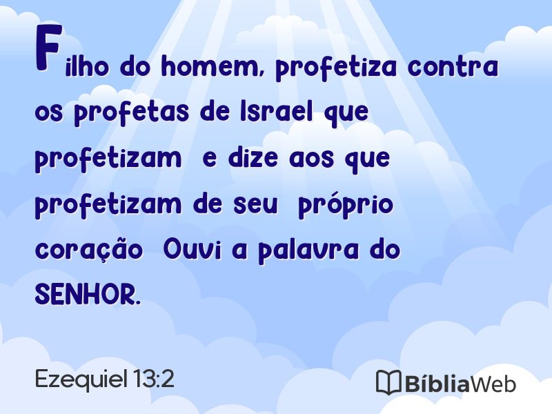Ezequiel 13:2 em imagem para compartilhar