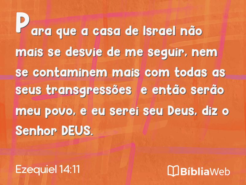 Ezequiel 14:11 em imagem para compartilhar