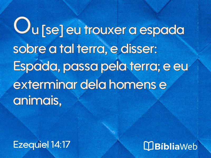 Ezequiel 14:17 em imagem para compartilhar