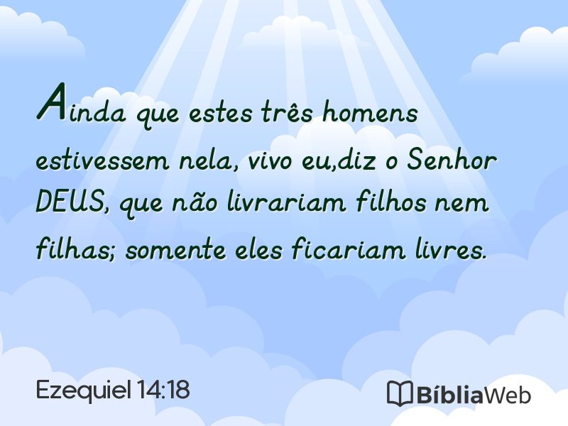 Ezequiel 14:18 em imagem para compartilhar