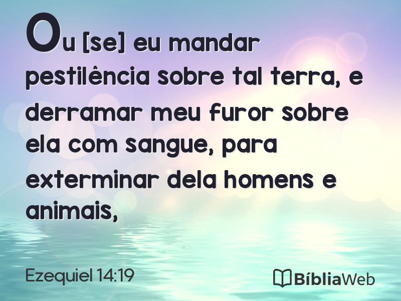 Ezequiel 14:19 em imagem para compartilhar
