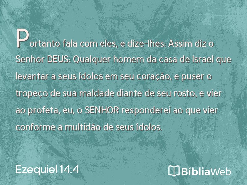 Ezequiel 14:4 em imagem para compartilhar