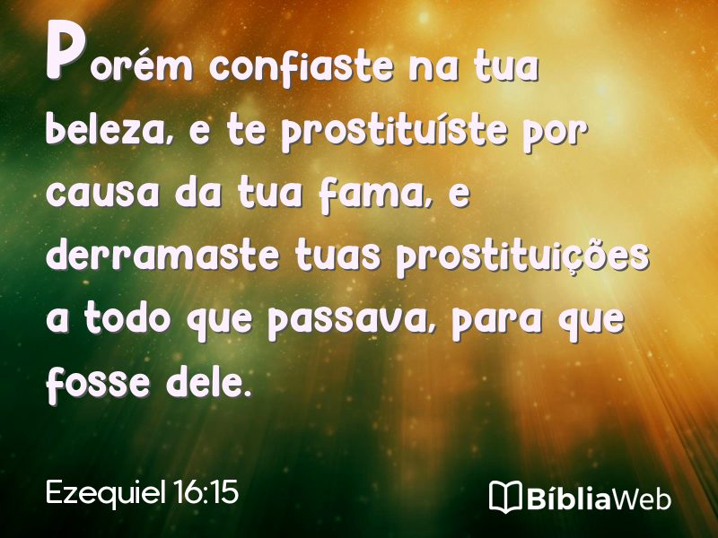 Ezequiel 16:15 em imagem para compartilhar