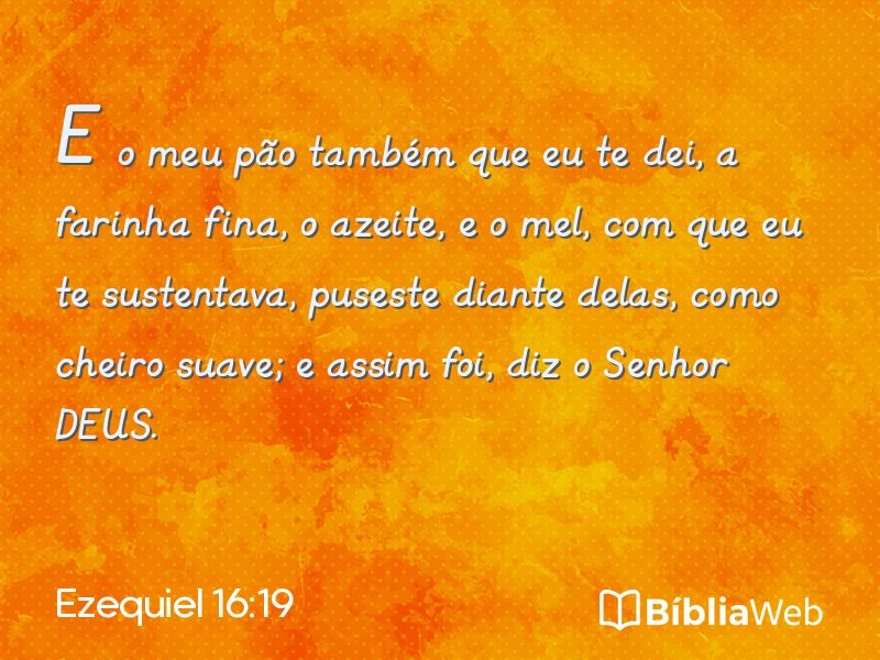Ezequiel 16:19 em imagem para compartilhar