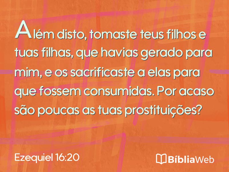 Ezequiel 16:20 em imagem para compartilhar