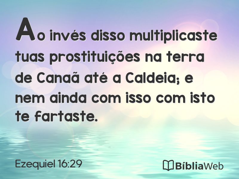 Ezequiel 16:29 em imagem para compartilhar