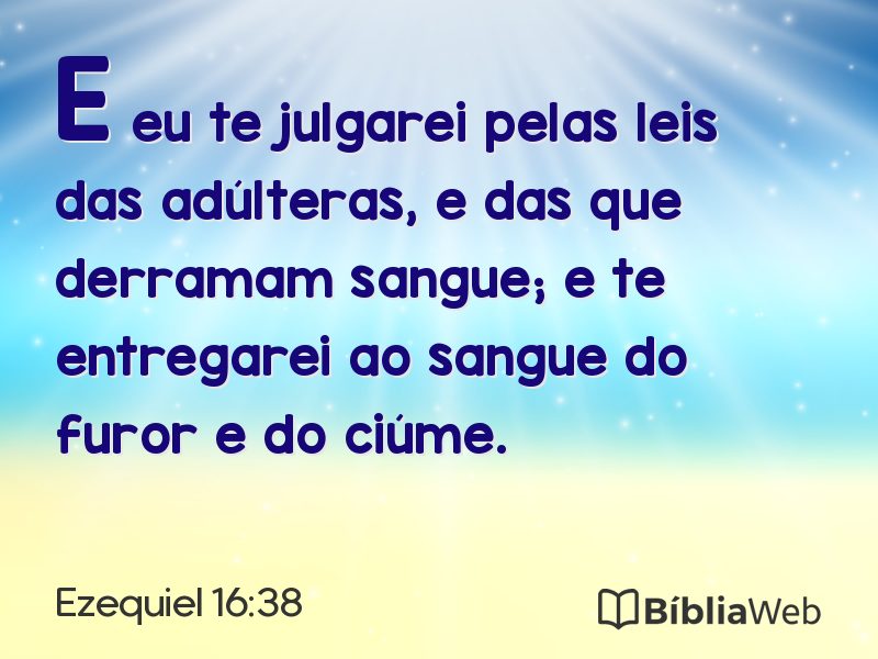 Ezequiel 16:38 em imagem para compartilhar