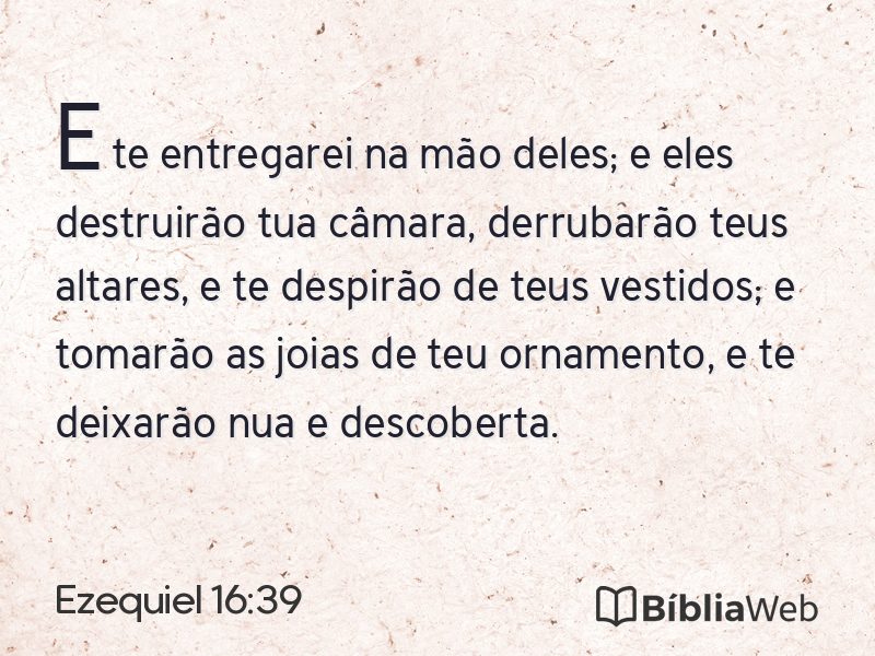 Ezequiel 16:39 em imagem para compartilhar