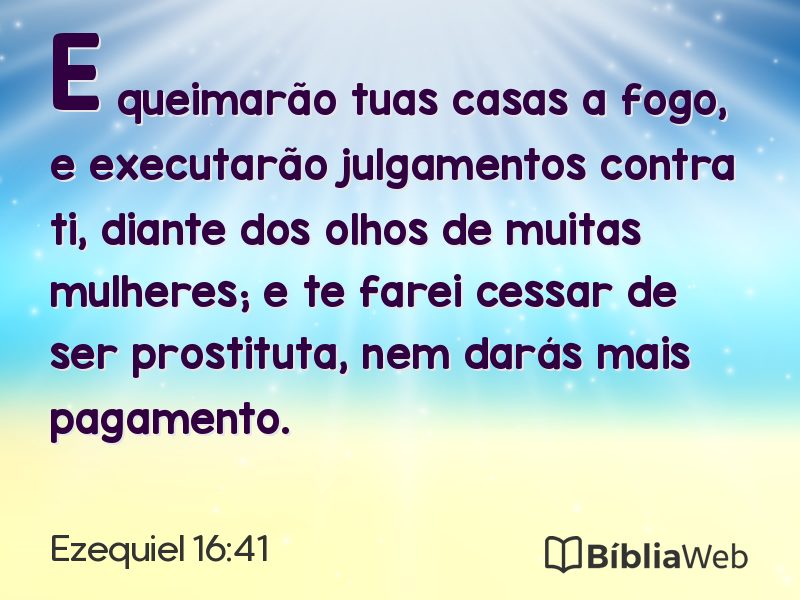 Ezequiel 16:41 em imagem para compartilhar
