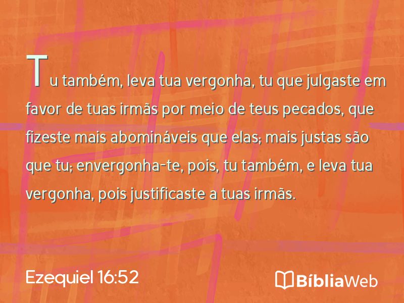 Ezequiel 16:52 em imagem para compartilhar