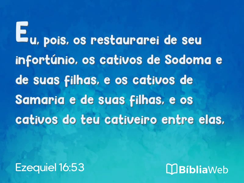 Ezequiel 16:53 em imagem para compartilhar
