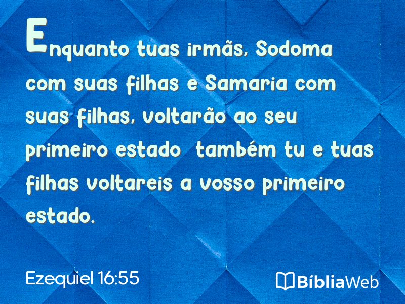 Ezequiel 16:55 em imagem para compartilhar