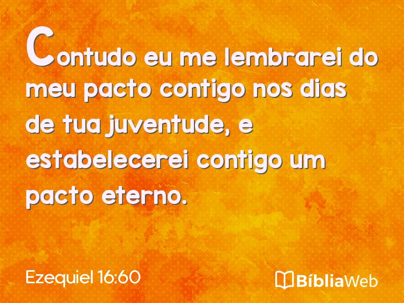 Ezequiel 16:60 em imagem para compartilhar