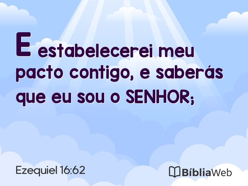 Ezequiel 16:62 em imagem para compartilhar