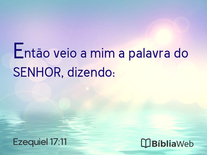 Ezequiel 17:11 em imagem para compartilhar